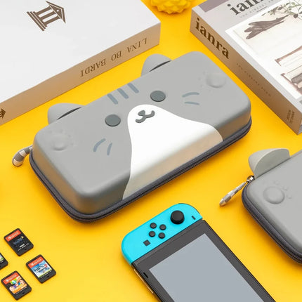 Kawaii Neko Buddy Switch Case🩶😺