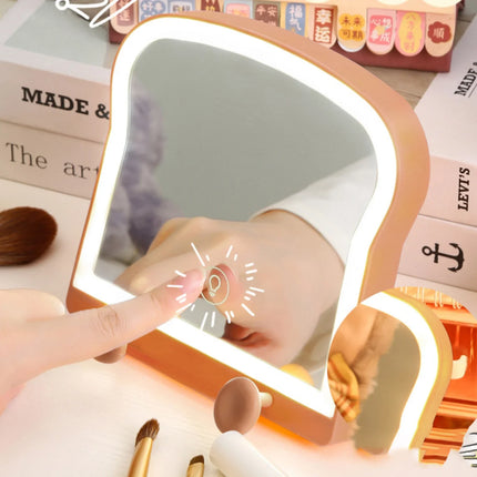 Toasty Glow LED Vanity Mirror🩷🍞