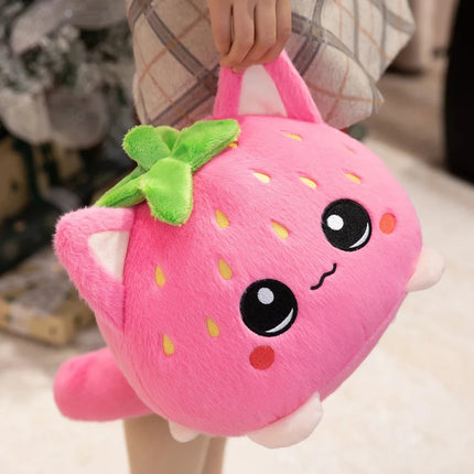 Strawberry Neko Cuddle Plush❤️🍓
