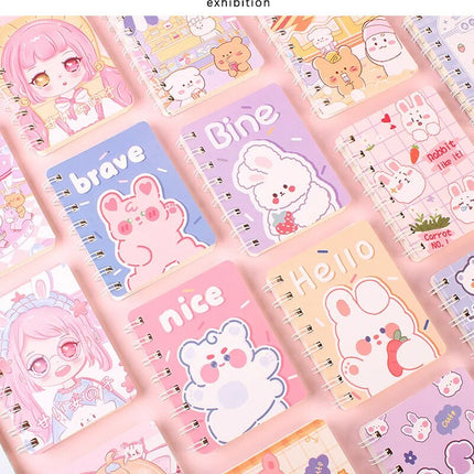 Kawaii Animal Spiral Notebook🩵📓