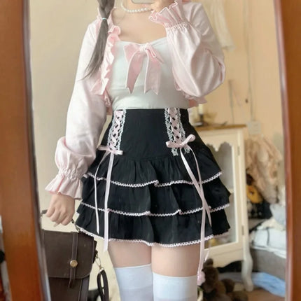 Fairy Frosting Ruffle Skirt🤍✨