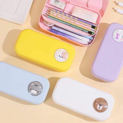 Pastel Pals Double-Decker Pencil Case🩷✏️