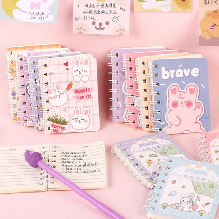 Kawaii Animal Spiral Notebook🩵📓