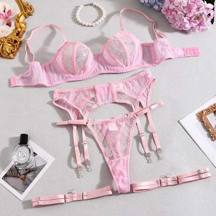 Blush Lace Lingerie Set🩷✨