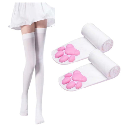 Kitty Paw Stockings & Arm Warmers🤍✨