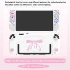 Kitty Bow Shell (White)