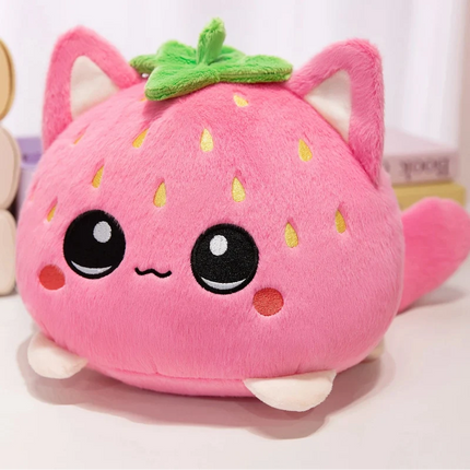 Strawberry Neko Cuddle Plush❤️🍓