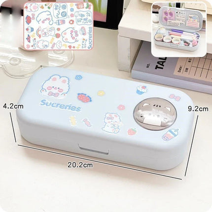 Pastel Pals Double-Decker Pencil Case🩷✏️