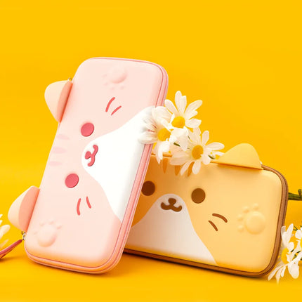 Kawaii Neko Buddy Switch Case🩶😺
