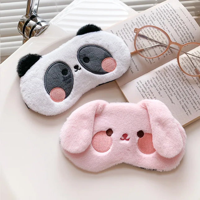 Dreamy Critters Plush Sleep Mask🩷🌙
