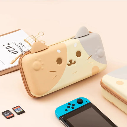 Kawaii Neko Buddy Switch Case🩶😺