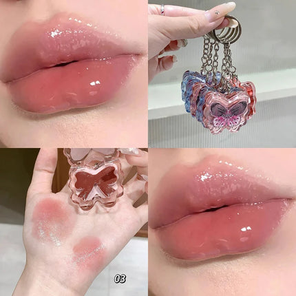 Butterfly Kiss Lip Gloss Keychain🩷🦋