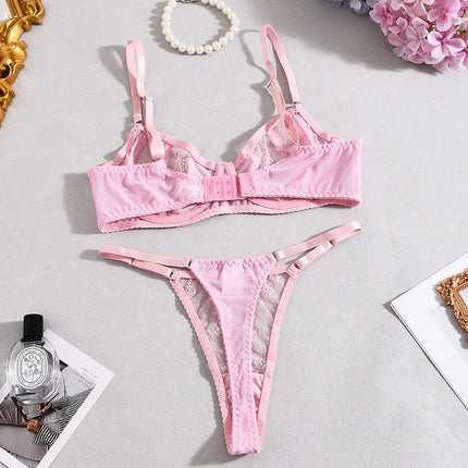 Blush Lace Lingerie Set🩷✨