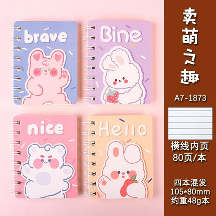 Kawaii Animal Spiral Notebook🩵📓