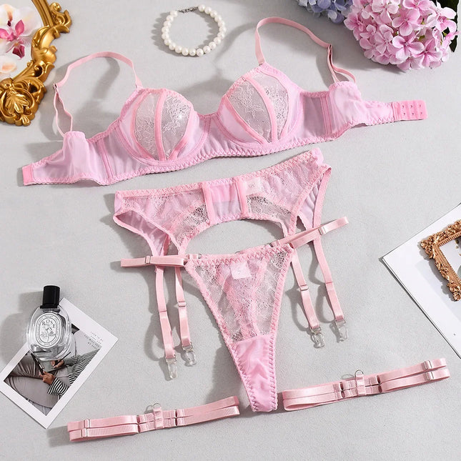 Blush Lace Lingerie Set🩷✨