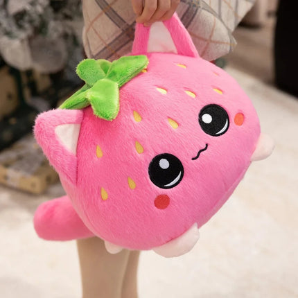 Strawberry Neko Cuddle Plush❤️🍓