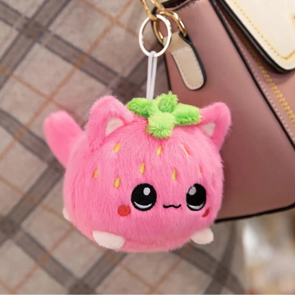Strawberry Neko Cuddle Plush❤️🍓