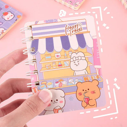 Kawaii Animal Spiral Notebook🩵📓