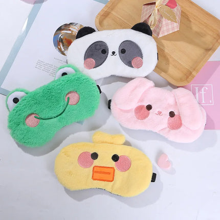 Dreamy Critters Plush Sleep Mask🩷🌙