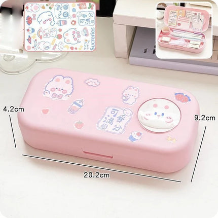 Pastel Pals Double-Decker Pencil Case🩷✏️