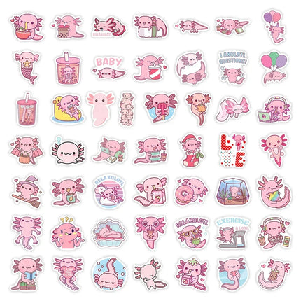 Kawaii Axolotl Sticker Pack🩷🍓
