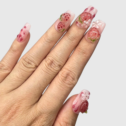 Berry Sweet Press-On Nails❤️🍓