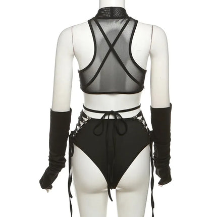 Midnight Siren Bodysuit🖤⛓️