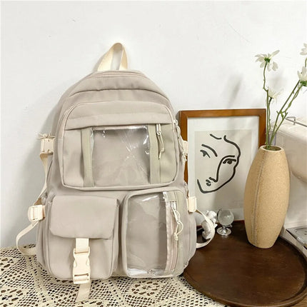 Pastel Pocket Travel Backpack🤍✨