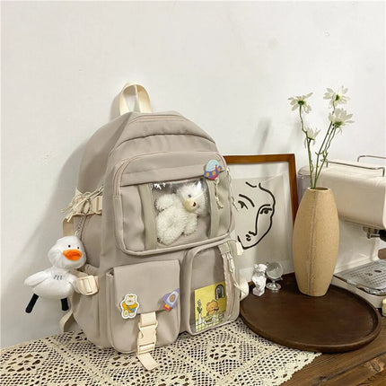 Pastel Pocket Travel Backpack🤍✨