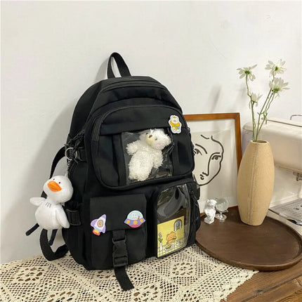 Pastel Pocket Travel Backpack🤍✨
