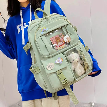 Kawaii Campus Cutie Backpack🤍🎒