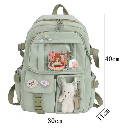Kawaii Campus Cutie Backpack🤍🎒
