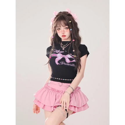 Pixie Pop Ruffle Skirt🩷🧚‍♀️