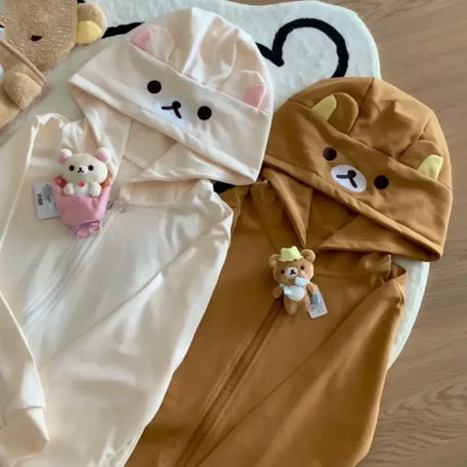 Snuggle Critter Zip-Up Hoodie🤎🧸