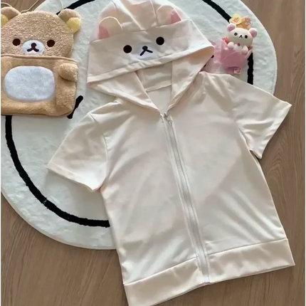 Snuggle Critter Zip-Up Hoodie🤎🧸
